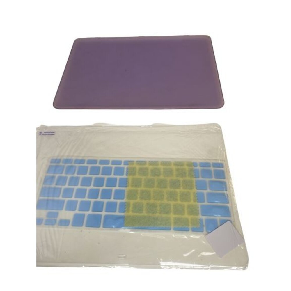Macbook Laptop Case Size 12.5X9" Purple Cover Keyboard Skin Screen Protec NEW